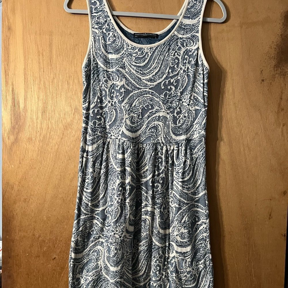 Peruvian Connection Sleevless Baby Doll Sweater Dress Size Medium